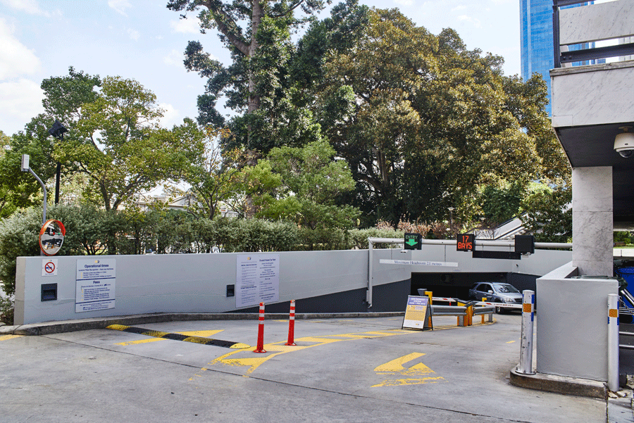Sydney council carpark cleaning